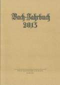 Bach-Jahrbuch 2013